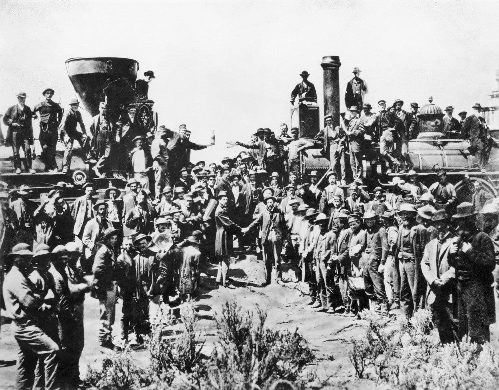 Promontory Point Ceremony - Golden Spike Photograph Print