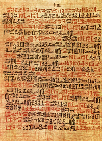 Ancient Egypt Ebers Medical Papyrus 1550 BC Fine Art Print by Science Source
