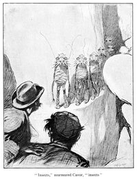 H.G. Wells Men In The Moon Fine Art Print - 1901 Illustration