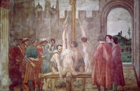 Crucifixion of St. Peter Fine Art Print by Masaccio
