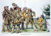 Cartoon Boy Scouts 1912 Fine Art Print by Will Crawford