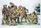 Cartoon Boy Scouts 1912 Fine Art Print by Will Crawford