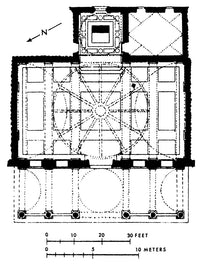 Brunelleschi Pazzi Chapel Floor Plan Fine Art Print