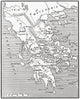 Map of Ancient Greece (500 - 300 BC) Fine Art Print by Ken Welsh