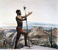 Estevanico Exploration Drawing Fine Art Print by Granger Collection