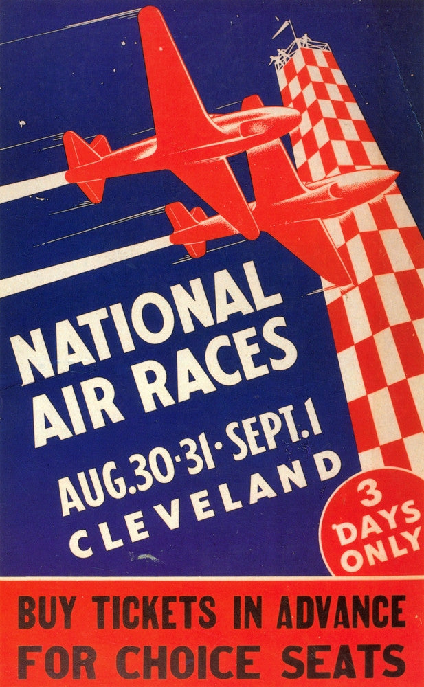 1947 National Air Race Poster Print by Granger Collection