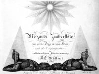 Mozart's Magic Flute Vocal Score Title Page Fine Art Print