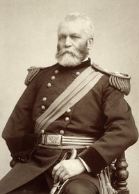 Oliver Otis Howard Cabinet Photograph by Napoleon Sarony - Fine Art Print
