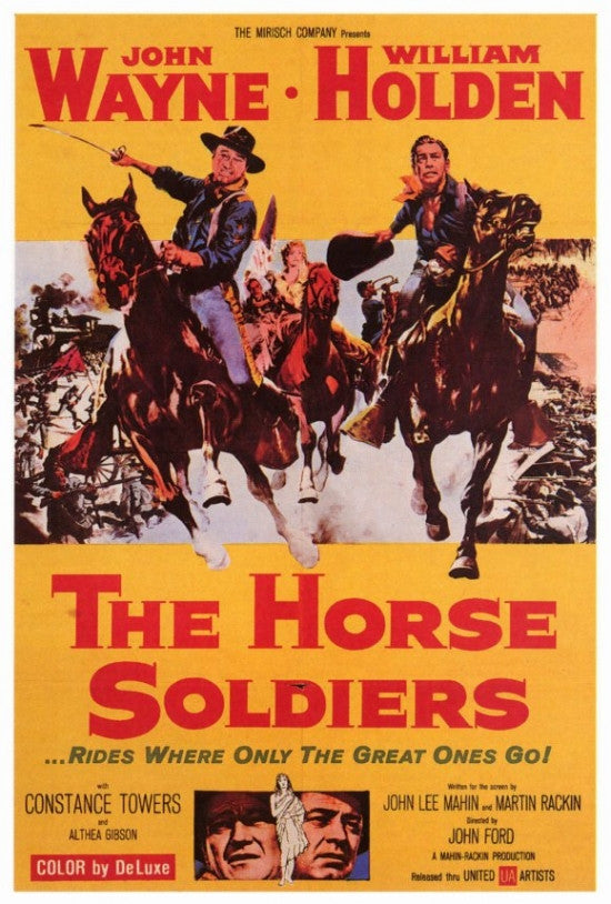 The Horse Soldiers Movie Poster Print - 27x40