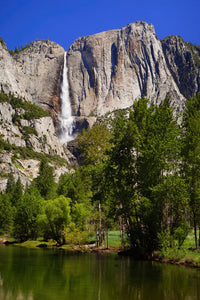 Yosemite Falls and Merced River Landscape Print by Jaynes Gallery