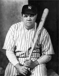 Babe Ruth Fine Art Print - Iconic 1920s Photo by Nickolas Muray