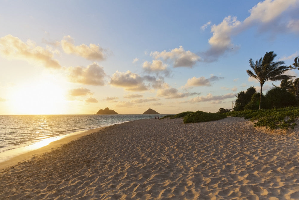 Lanikai Beach Sunrise Fine Art Print by Brandon Tabiolo