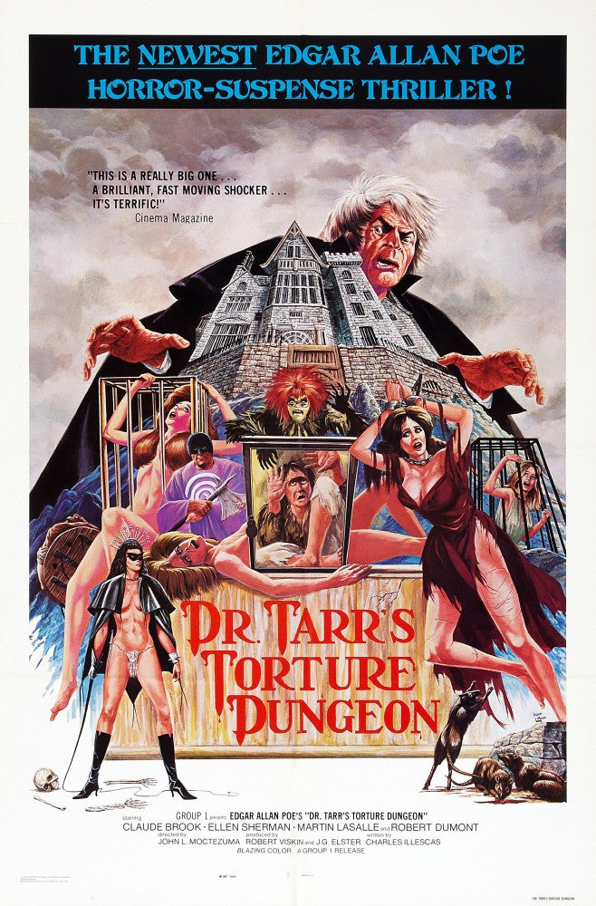 The Mansion Of Madness 1973 Movie Poster Art Print