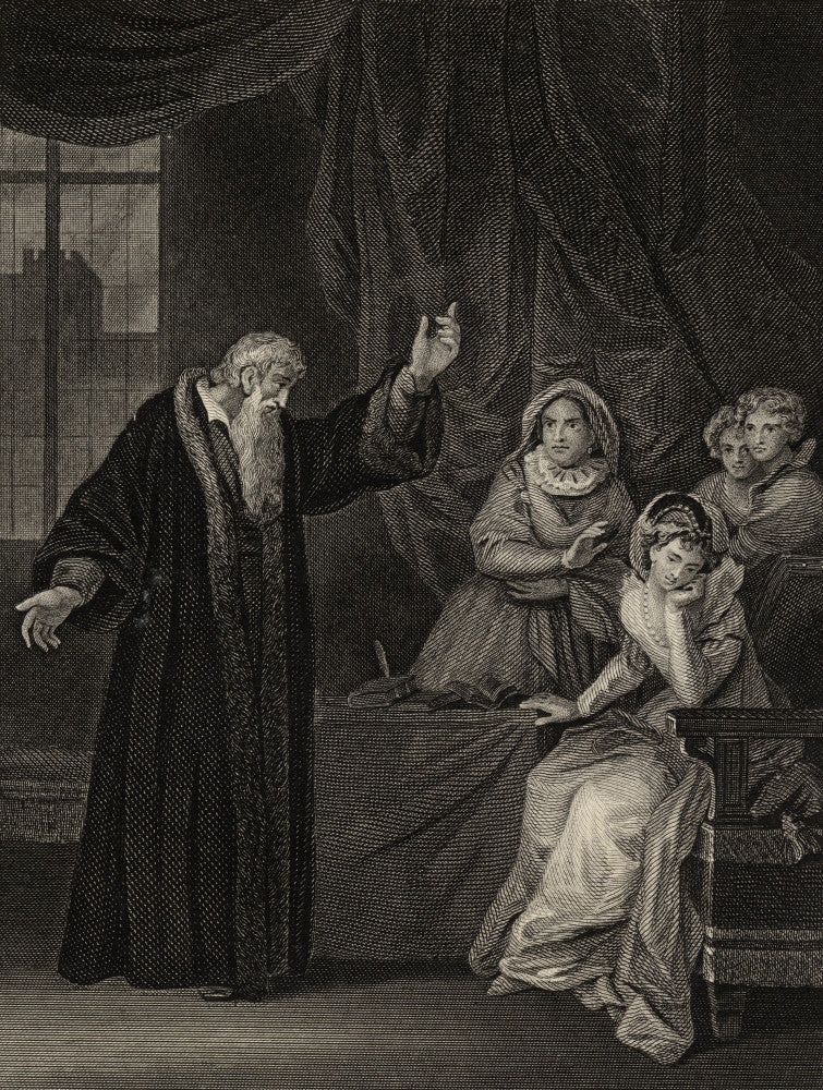 Mary Queen of Scots 19th Century Print Engraved by J. Rogers