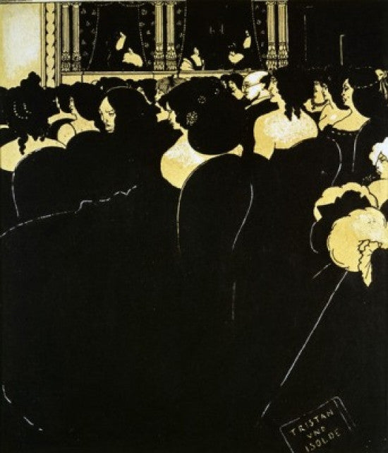 Tristan and Isolde Fine Art Print by Aubrey Beardsley - Victoria & Albert Museum