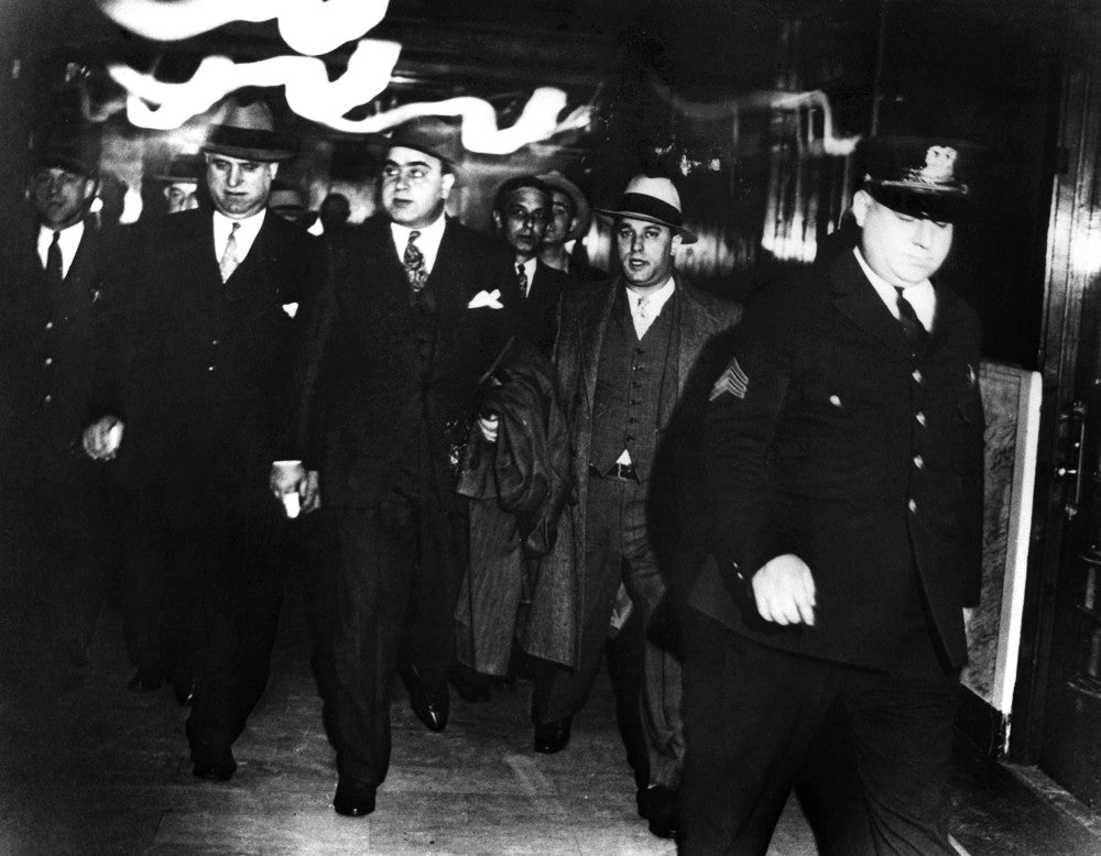 Alphonse Capone American Gangster Fine Art Print - 1931 Courthouse Scene