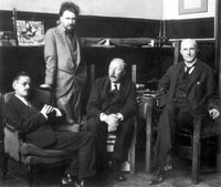 Joyce, Pound, Ford & Quinn Fine Art Print - 1923 Paris Gathering