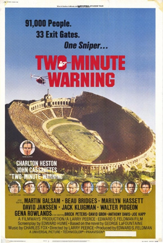 Two Minute Warning Movie Poster Print (27x40) - Perfect for Home or Office