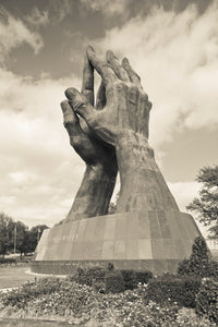 World's Largest Praying Hands Sculpture Fine Art Print - Oral Roberts University