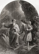 Christian and Evangelist Fine Art Print from The Pilgrim's Progress by John Bunyan