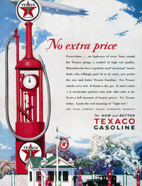 Texaco Gasoline Advertisement Poster Print (1929) by Granger Collection