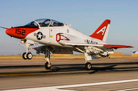 US Navy T-45 Goshawk Taking Off Fine Art Print by Rob Edgcumbe