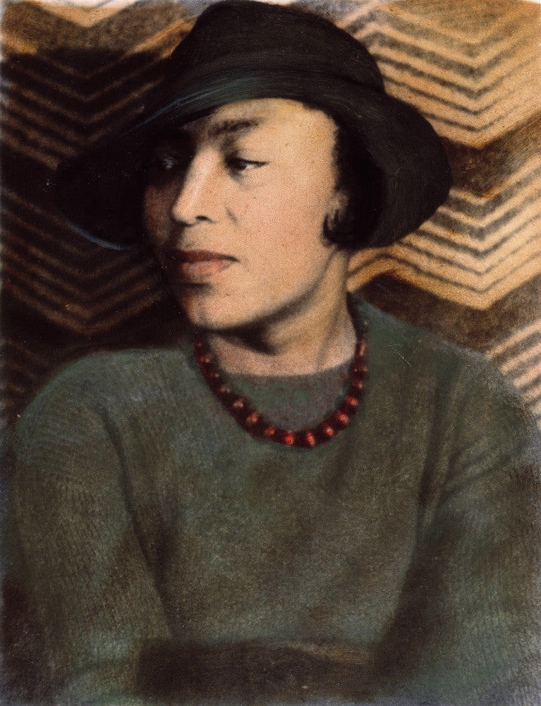 Zora Neale Hurston Fine Art Print - Oil Over Photograph by Carl Van Vechten