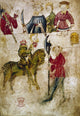 Gawain and the Green Knight Manuscript Illumination Poster Print