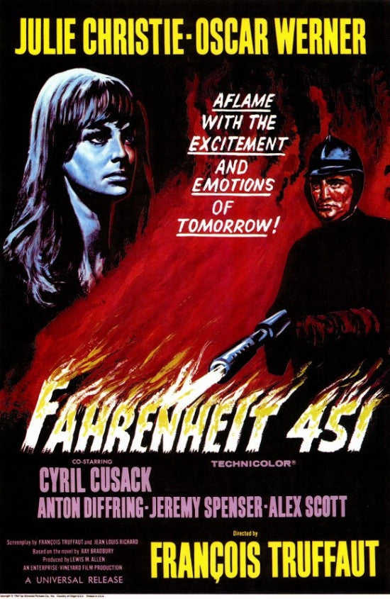 Fahrenheit 451 Movie Poster - 11x17 | Pop Culture Graphics