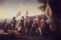 Landing of Columbus Fine Art Print by John Vanderlyn