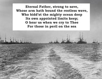 Eternal Father, Strong to Save Navy Hymn Poster Print by John Short