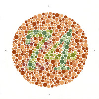 Ishihara Color Blindness Test Fine Art Print by Science Source