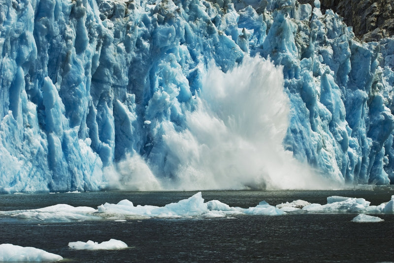 Dawes Glacier Calving Fine Art Print - Southeast Alaska View