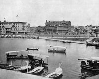 Nwesley Lake in Asbury Park, New Jersey - Vintage Photograph Print