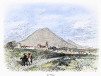 El Paso Town View - Early 19th Century Fine Art Print by Granger Collection