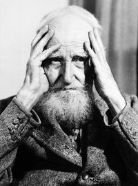 George Bernard Shaw Irish Man of Letters Fine Art Print by Granger Collection