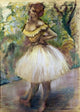 Dancer in Yellow Fine Art Print by Edgar Degas