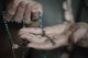 Rosary Bead With Cross Fine Art Print by Kelly Redinger