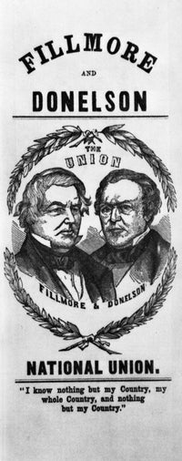 Fillmore Campaign 1856 Presidential Poster Print by Granger Collection