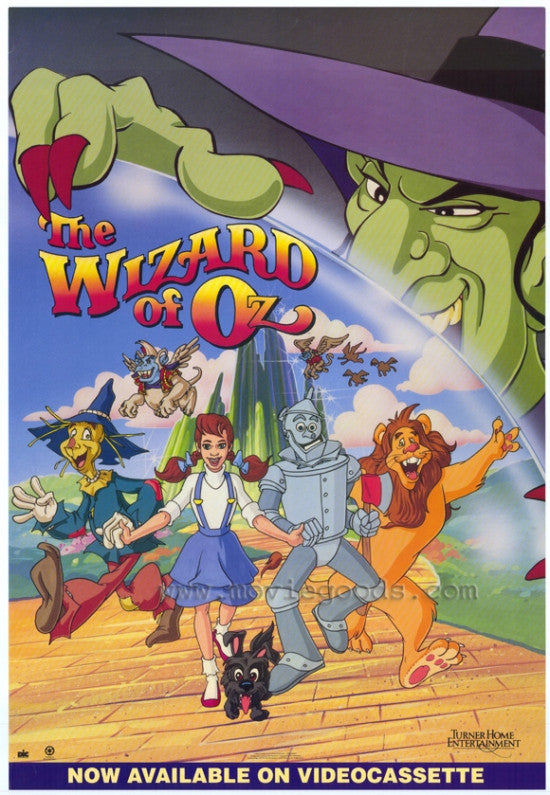 The Wizard of Oz Animated Movie Poster Print (27x40)