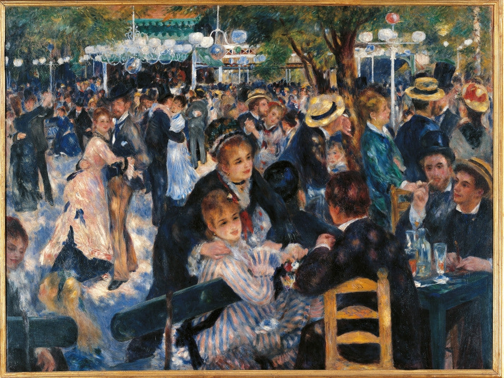 Dance At The Moulin De La Galette Fine Art Print