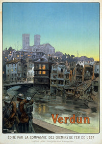 WWI Battle of Verdun Poster Print - 1916 Artwork by Science Source