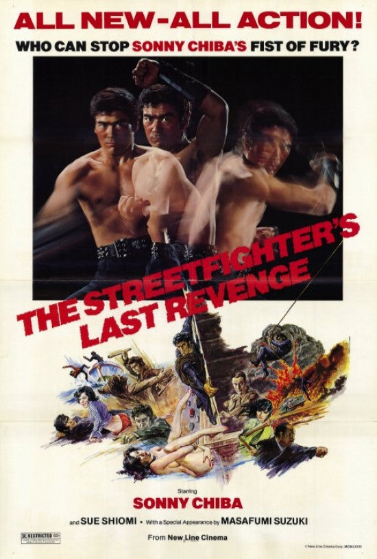 Streetfighter's Last Revenge Movie Poster Print 27x40
