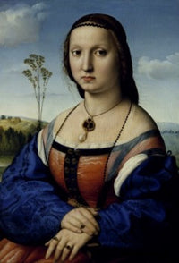 Portrait of Maddalena Strozzi Doni by Raphael - Fine Art Print