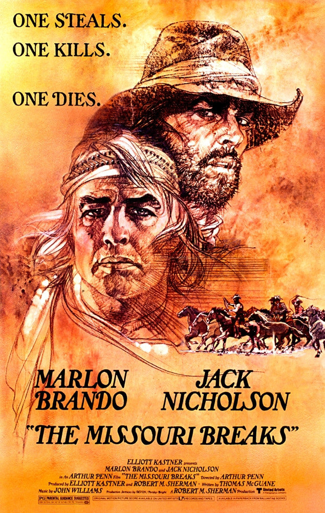 The Missouri Breaks Movie Poster Fine Art Print 1976