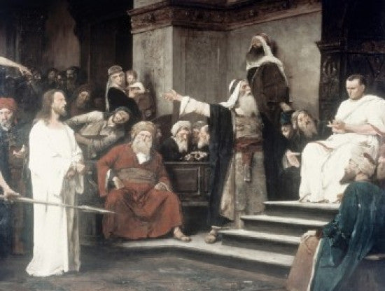Christ Before Pilate Fine Art Print by Mihaly Munkacsy