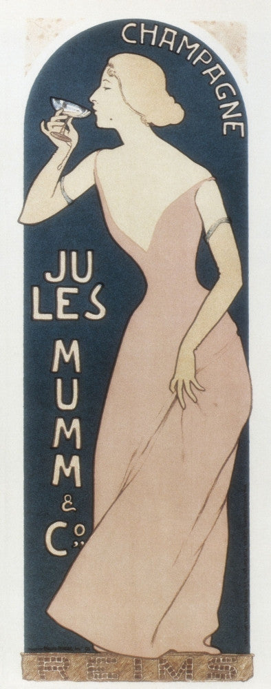 Champagne Jules Mumm And Co Fine Art Print (1894) - Multiple Sizes