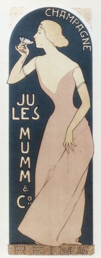 Champagne Jules Mumm And Co Fine Art Print (1894) - Multiple Sizes
