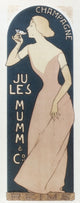 Champagne Jules Mumm And Co Fine Art Print (1894) - Multiple Sizes