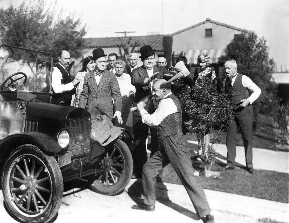 Big Business Fine Art Print featuring Stan Laurel and Oliver Hardy (1929)